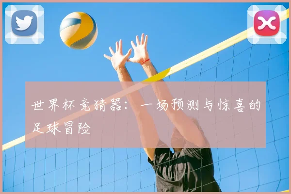 世界杯竞猜器：一场预测与惊喜的足球冒险