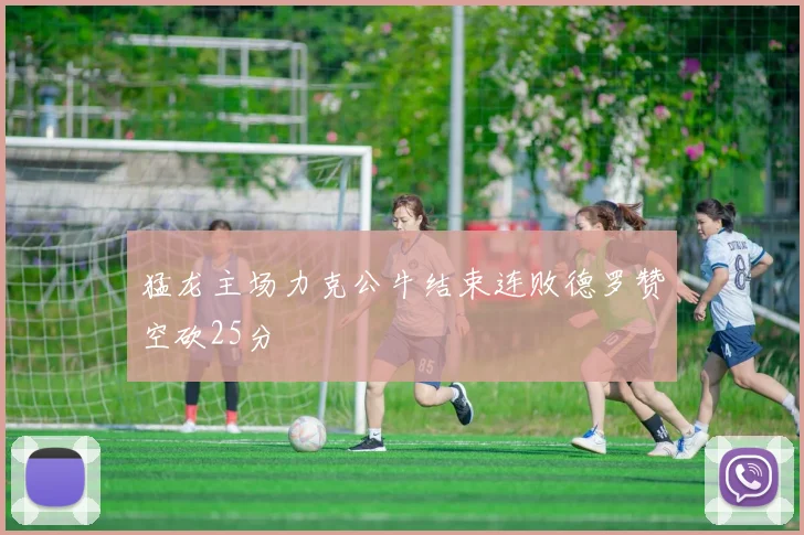 猛龙主场力克公牛结束连败德罗赞空砍25分